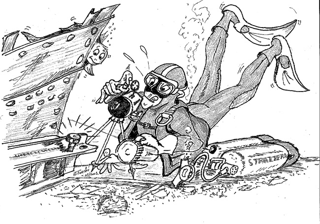 <strong>Patrice STRAZERRA</strong> croqué par le dessinateur du <strong>GRIEME</strong>