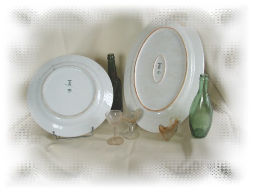 Vaisselle provenant des bâtiments de la Kriegsmarine