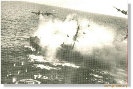 l'attaque aérienne...