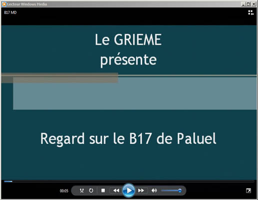 Vidéo à propos du 17