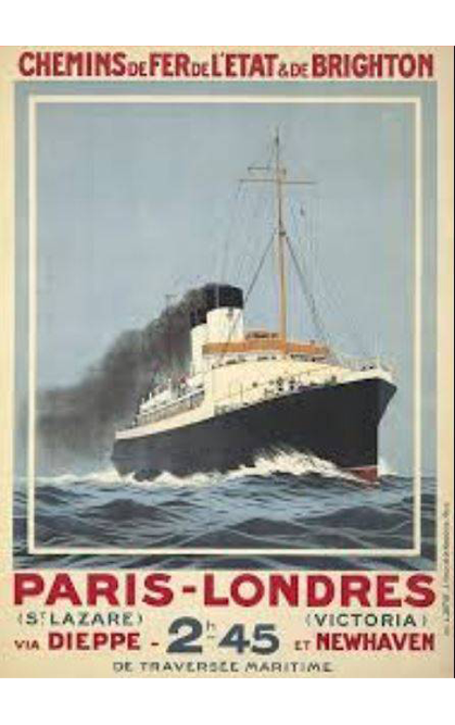 Publicité des Chemins de Fer de l'Etat Paris Londres(Annexe 2a)