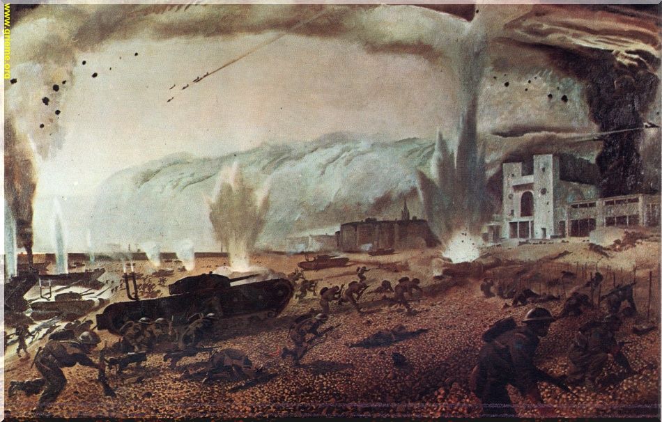 Débarquement à Dieppe, août 1942