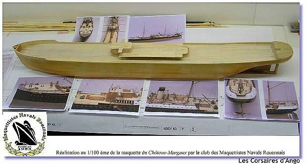 Le Château-Margaux en construction - Maquette réalisée par des passionnés !