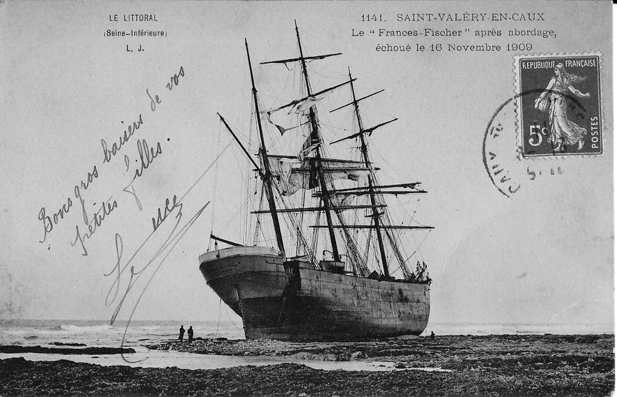 Le Frances Fisher échoué