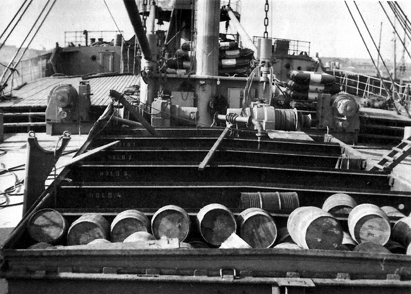 Câle remplie de fûts