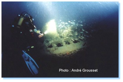 Ecoutille du GUARANI figée par André GOUSSET