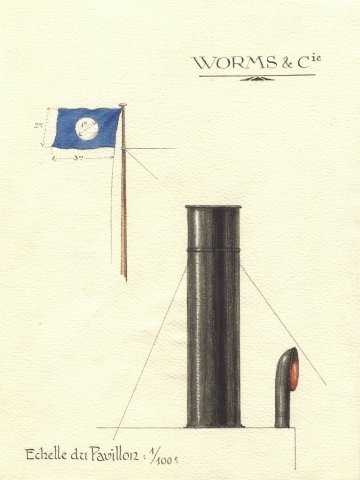 Pavillon et couleur de cheminée Worms