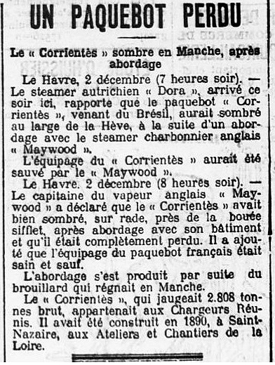 À propos du Corrientes